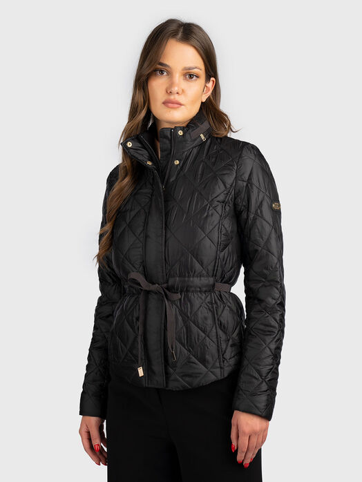 Transitional jacket with waist belt 