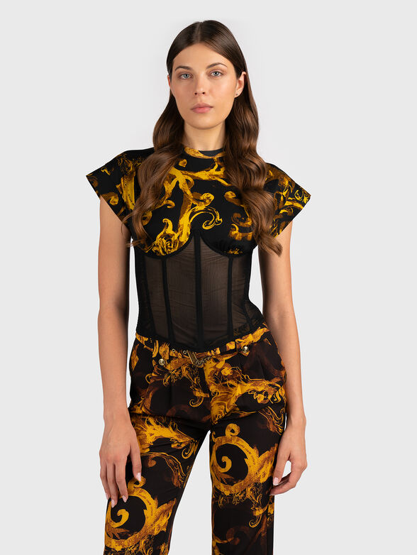 Bustier with baroque motifs  - 1