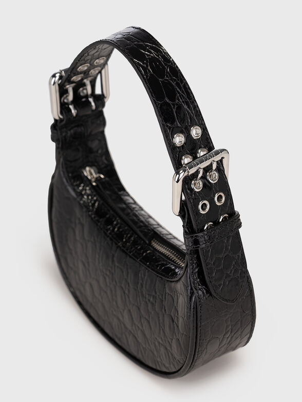 MINI SOHO croco embossed leather shoulder bag - 4