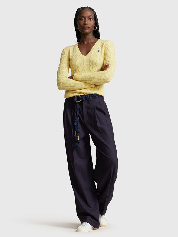 Cashmere blend yellow sweater  - 2