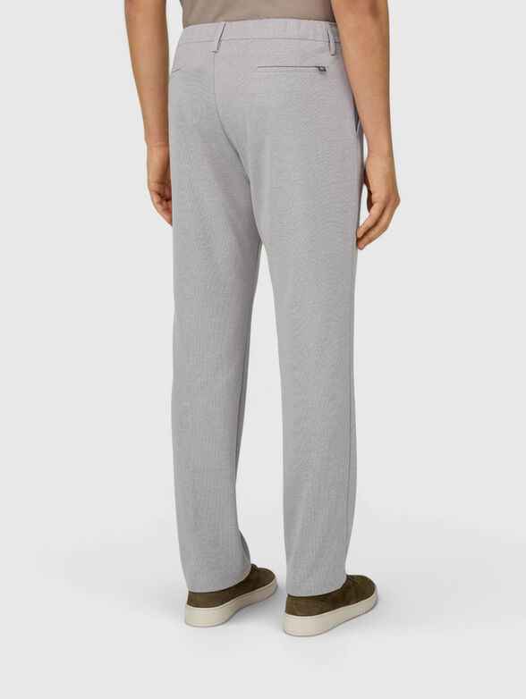 Straight-leg trousers made of cotton blend - 2