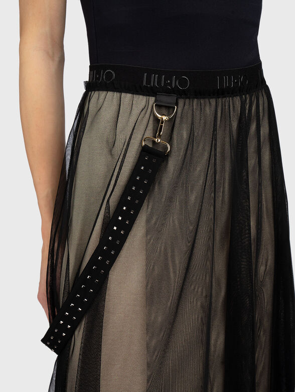 Longline tulle skirt - 3