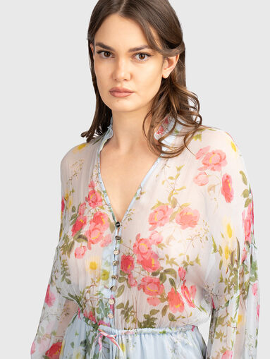 Floral print dress - 4