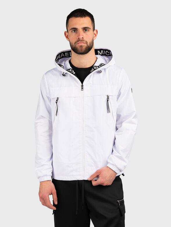 Windbreaker jacket with logo detail - 1