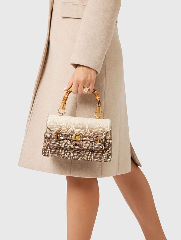 SIBEL small bag with a long handle and logo - 3