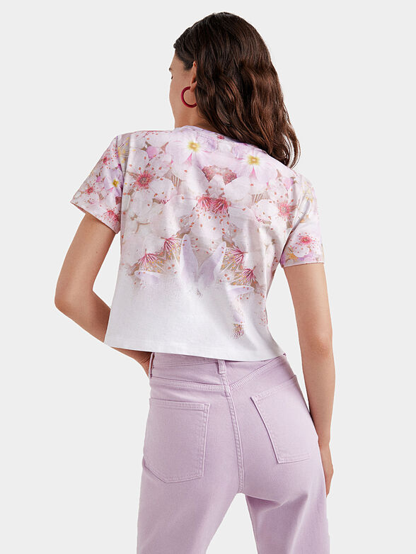 T-shirt with floral prit - 3