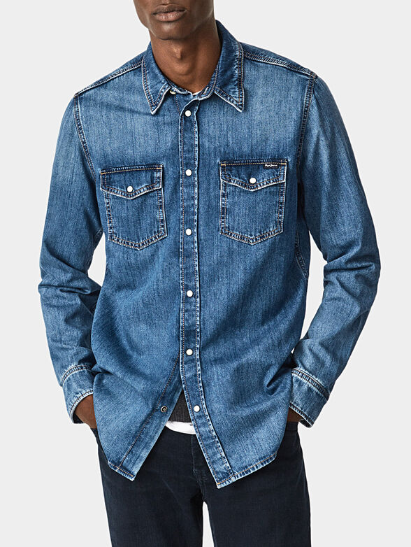 HAMMOND WISER Denim shirt - 1