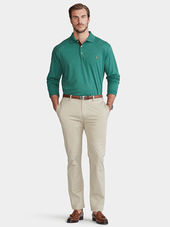 Polo-shirt with long sleeves - 2