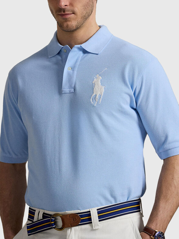 Polo shirt with short sleeves and logo - 4