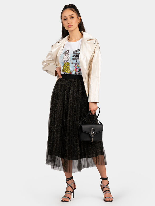 Black midi skirt - 3