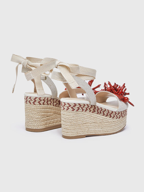 BALI 02 platform sandals with accent detail - 4