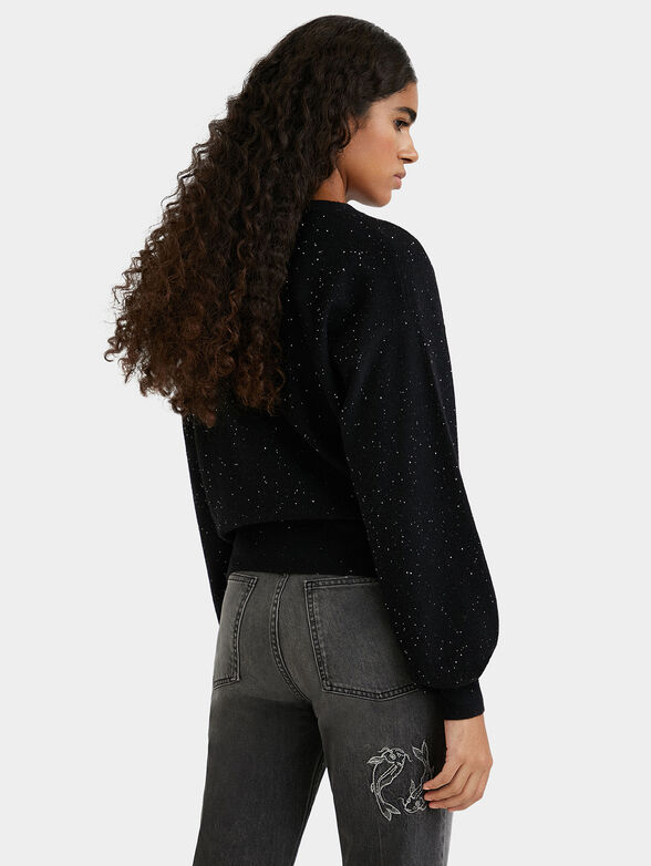 UNIVERSE sweater with shiny sequins - 2