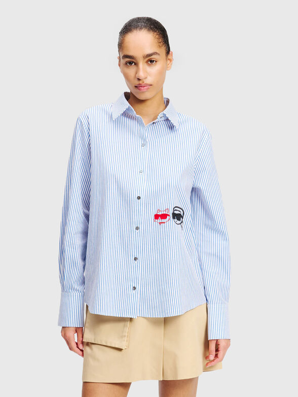 IKON DUO striped shirt - 0