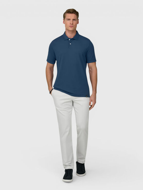 Cotton-blend polo shirt - 2