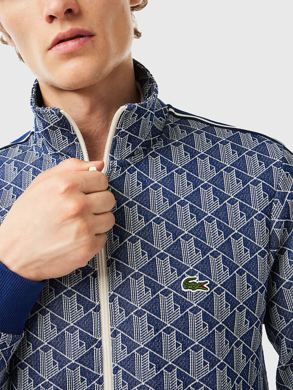 Sweatshirt with monogram print - 4