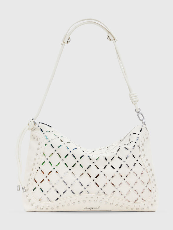 Medium perforated crossbody bag - 1