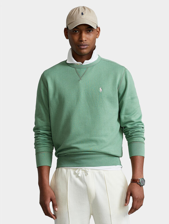 Green sweatshirt - 1