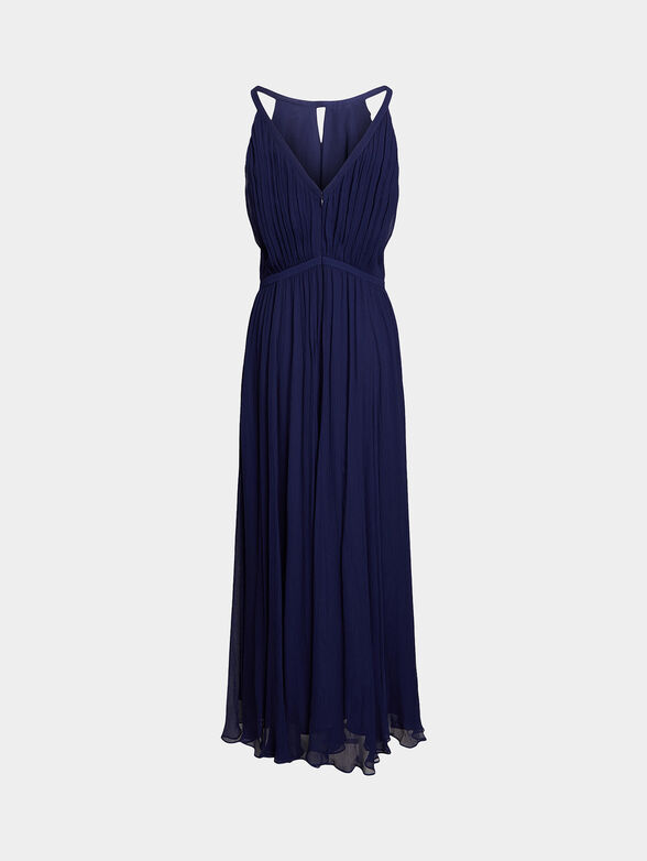 Blue viscose dress - 2