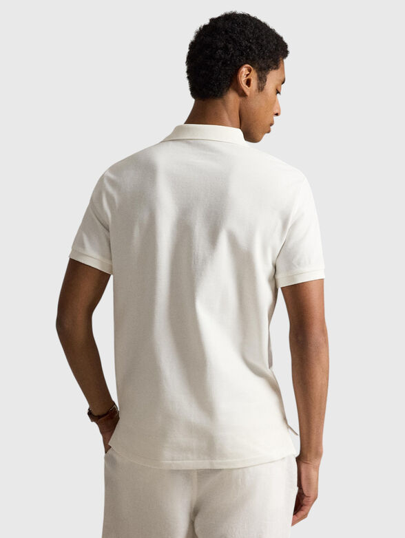 Polo shirt with a contrasting logo - 3