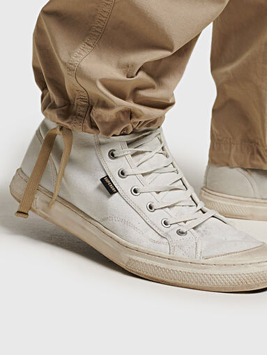 VINTAGE beige pants - 3