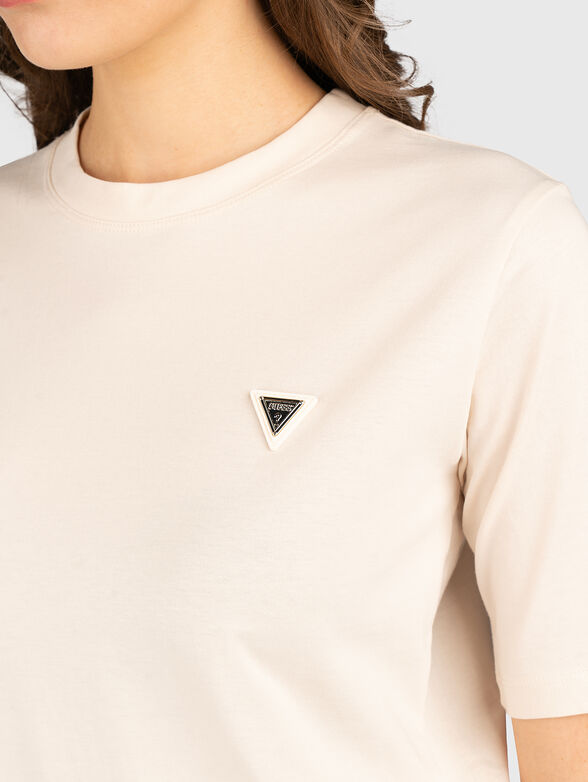 Cotton T-shirt with logo - 4