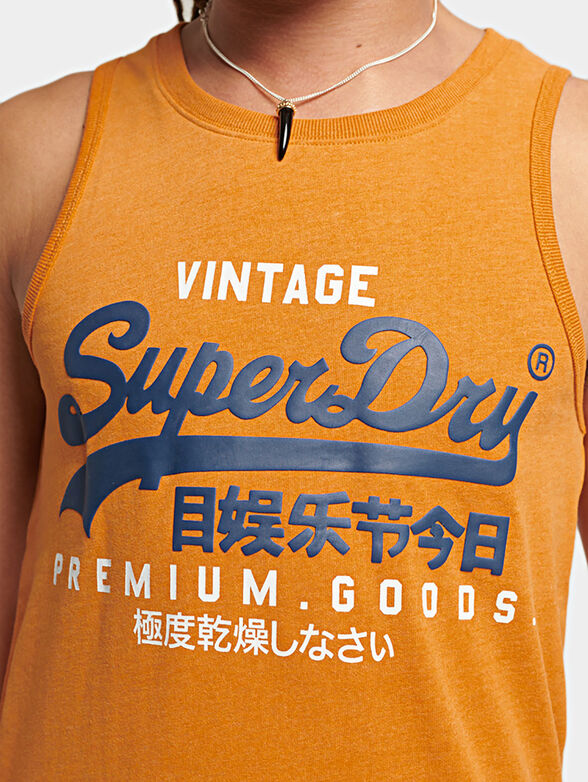 Blue cotton top - 3