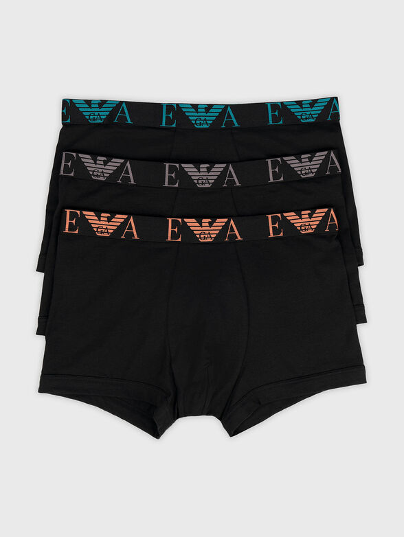 Set of three pairs cotton boxers - 1