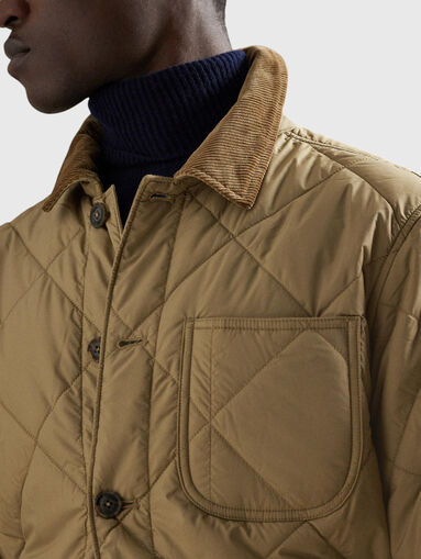 Quilted jacket with buttons - 4