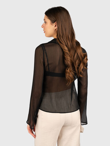 ELEAZARA blouse with sheer effect - 3