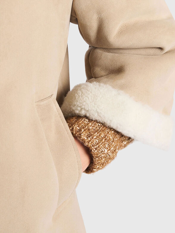 Cropped fur coat - 6