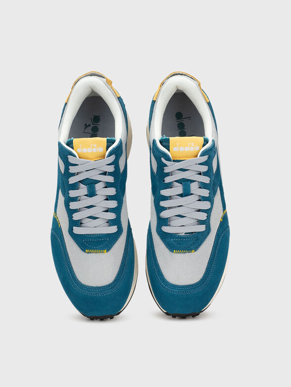 RACE textile and suede sneakers - 6