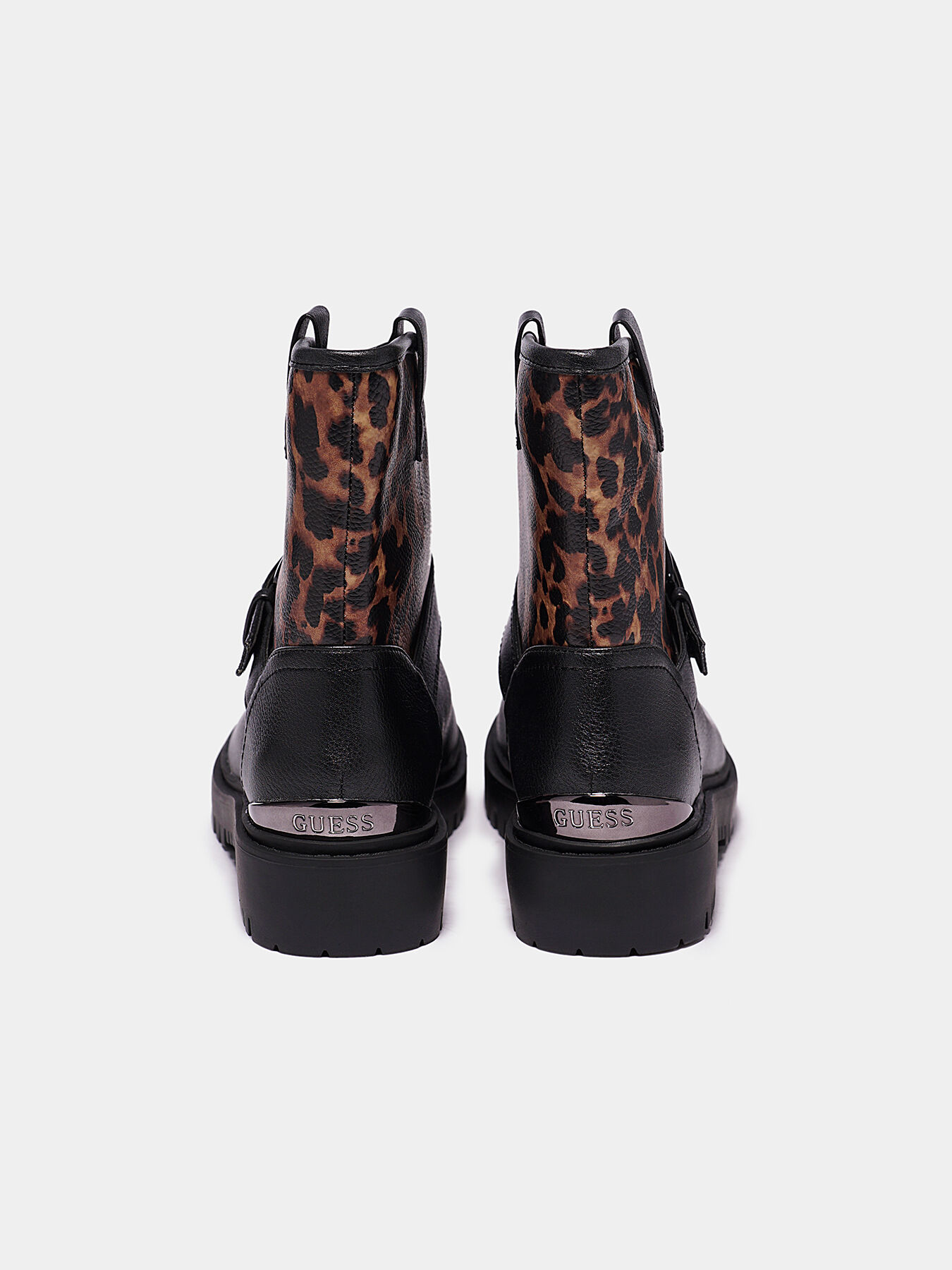 Guess leopard boots cheap