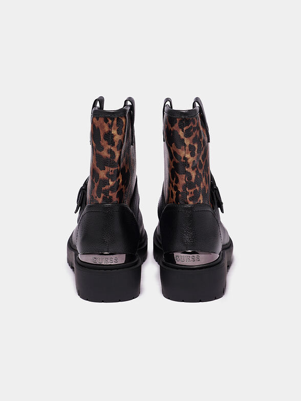 ORICAN boots with leopard print - 3