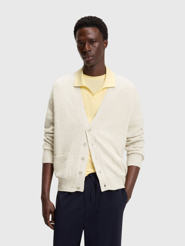 BOSS BY BECKHAM cotton-blend cardigan - 1