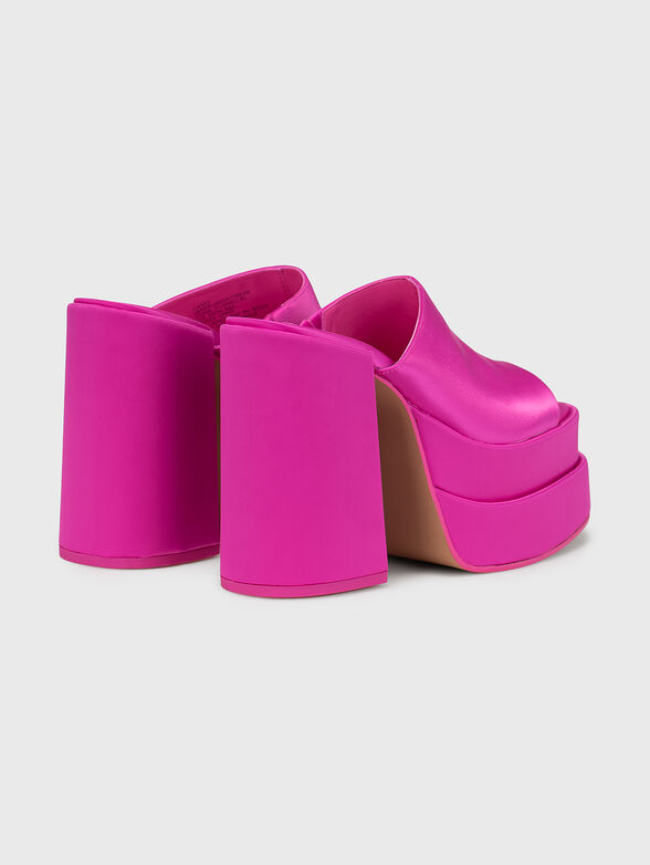 CAGEY black heeled sandals - 3