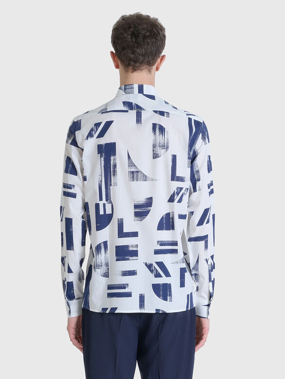 BARCELONA cotton shirt with print - 2