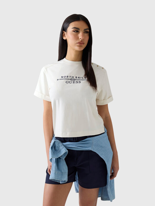 GUESS x NORTH SAILS T-shirt with eyelets - 1