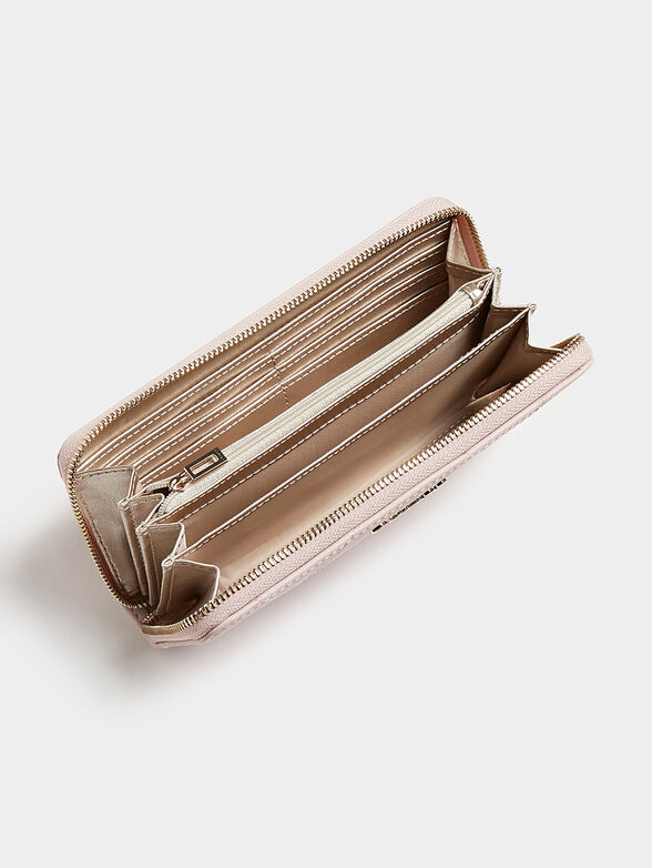 VIKKY pink purse with logo  - 2