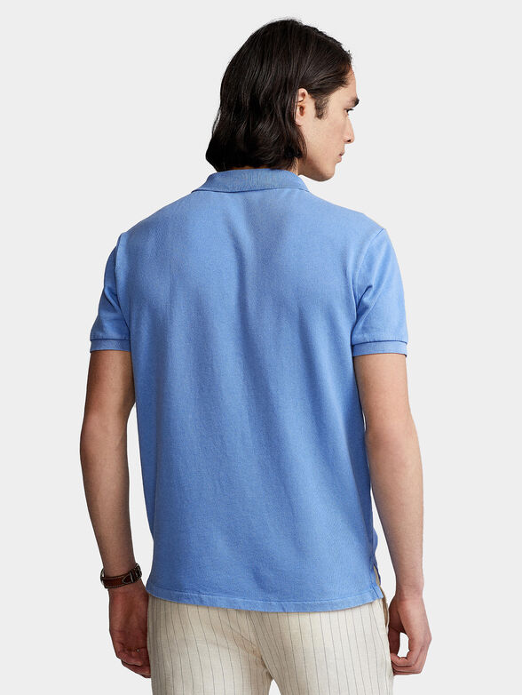 Cotton Polo-shirt with logo - 3