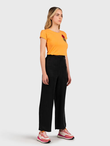 TSL031 orange T-shirt with print - 5