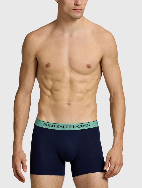 Set of three pairs of boxer with logo - 5
