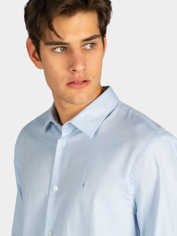 Blue Oxford shirt - 4