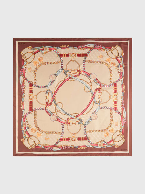 Шал с 4G лого принт - 1