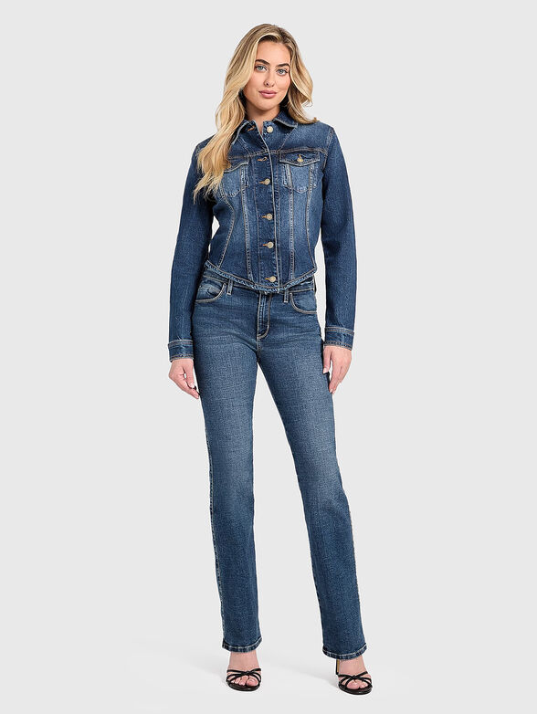 ANNALISE denim jacket with worn effect - 2