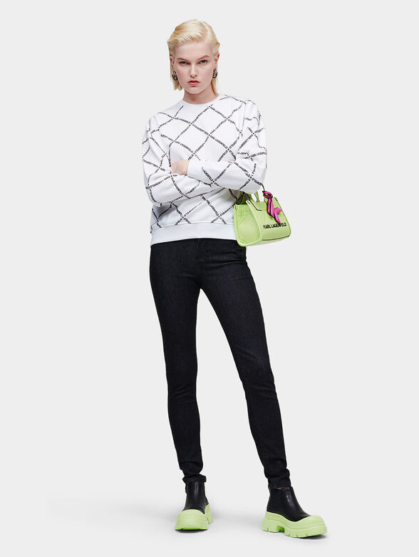 Sweatshirt with monogram logo print - 2