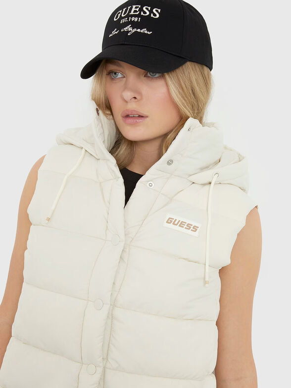 BREANA black puffer vest - 4