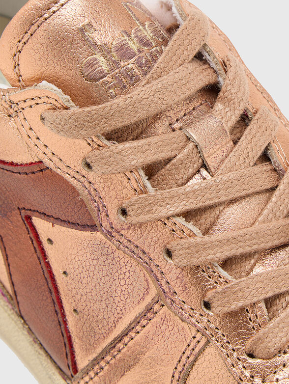 MI BASKET LOW sports shoes with contrasting inserts - 4