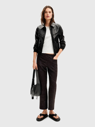 Black pants with print - 5