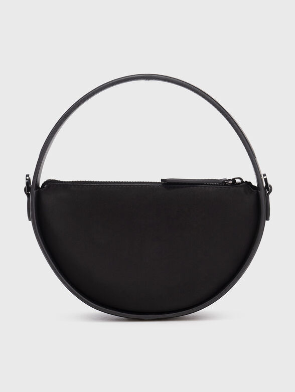 Leather crossbody bag with rhinestones - 3