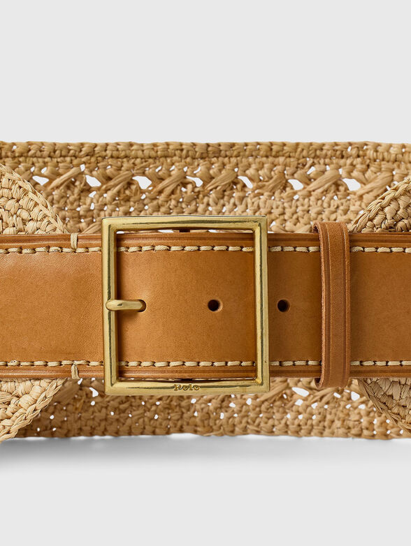 Raffia belt - 2
